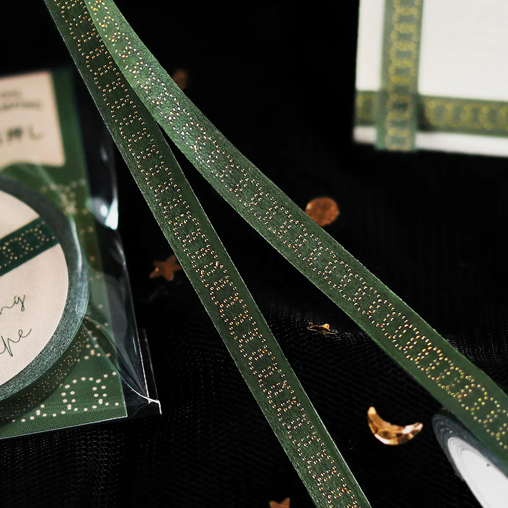 BGM Foil Stamping Masking Tape: Life - Round and Round - Image 3