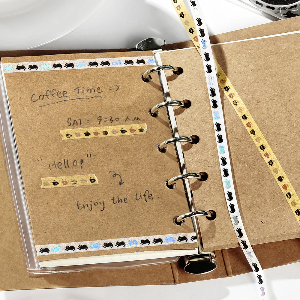 BGM Foil Stamping Masking Tape: Life - Tea Time - Image 3