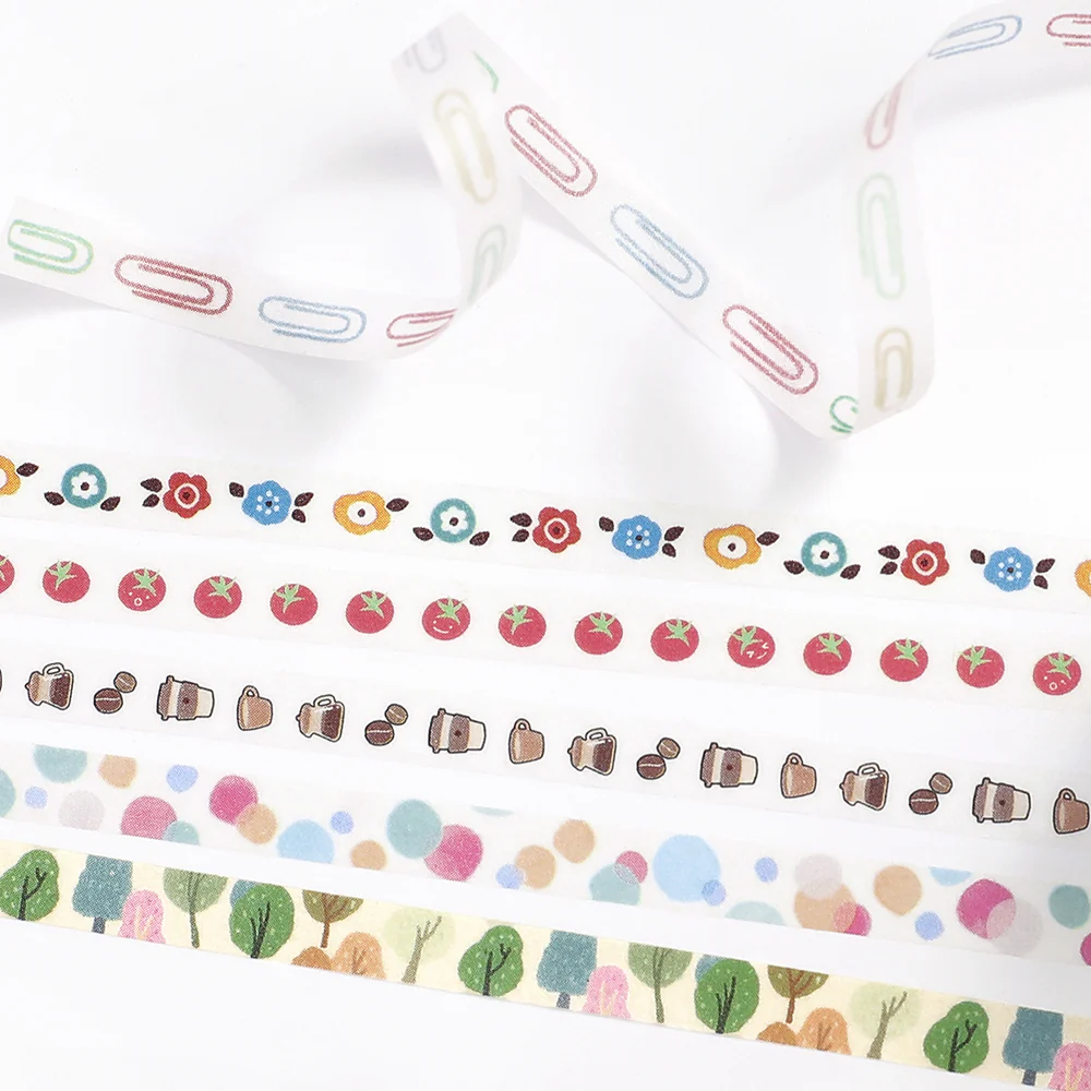 BGM Foil Stamping Masking Tape: Life - Tomato Time - Image 4