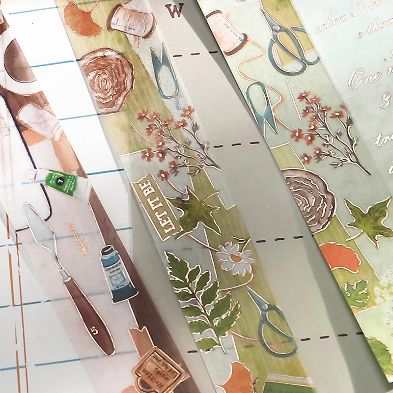 BGM Foil Stamping Masking Tape: My Creation - Botanist - Image 4