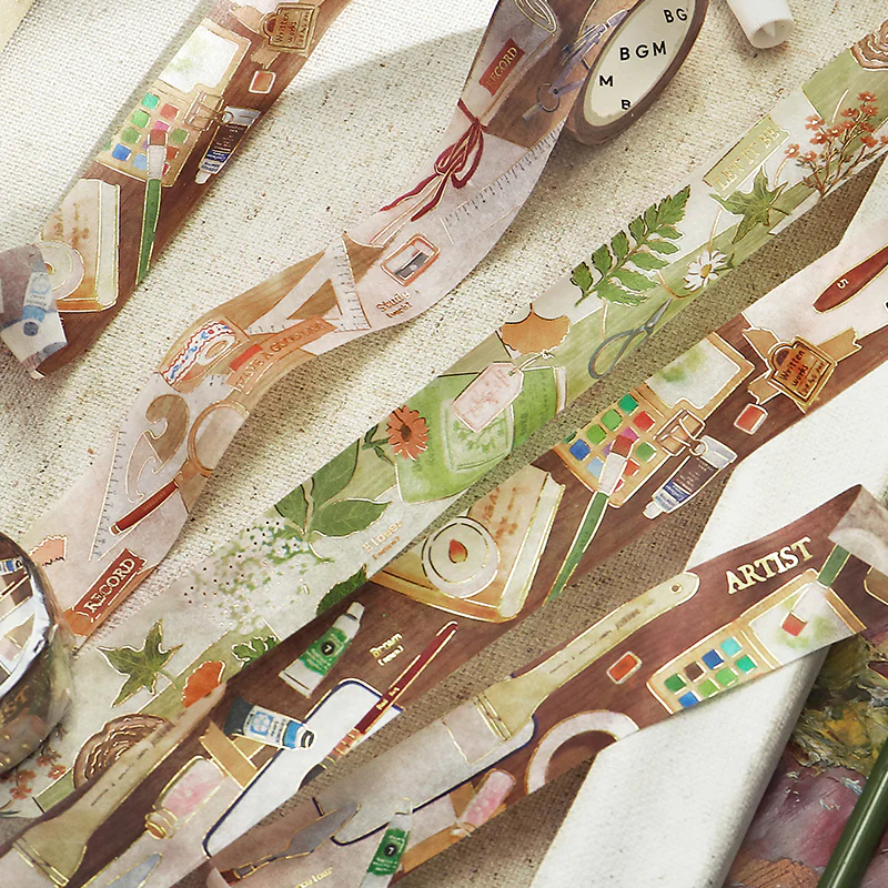BGM Foil Stamping Masking Tape: My Creation - Botanist - Image 5
