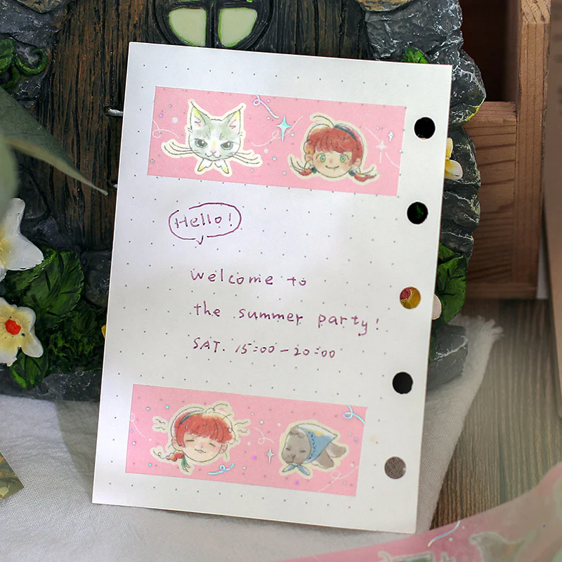 BGM Foil Stamping Masking Tape: Mysterious Journey - Friends - Image 3