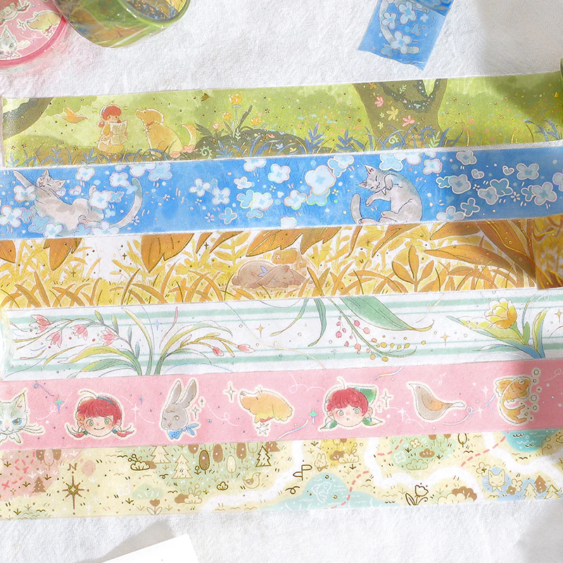 BGM Foil Stamping Masking Tape: Mysterious Journey - Friends - Image 5