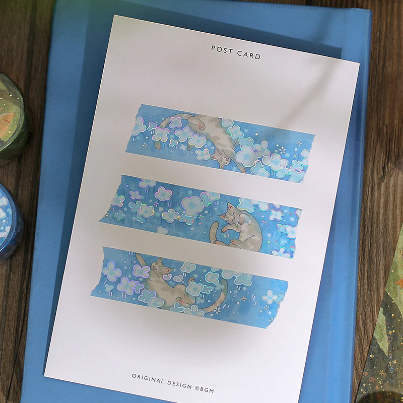 BGM Foil Stamping Masking Tape: Mysterious Journey - Nekoland - Image 5