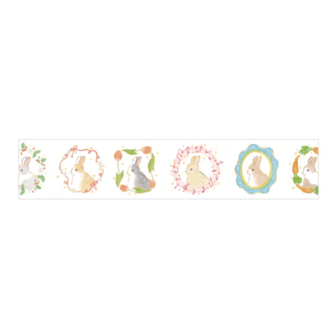 BGM Foil Stamping Masking Tape: Rabbit Country - Flame - Image 3