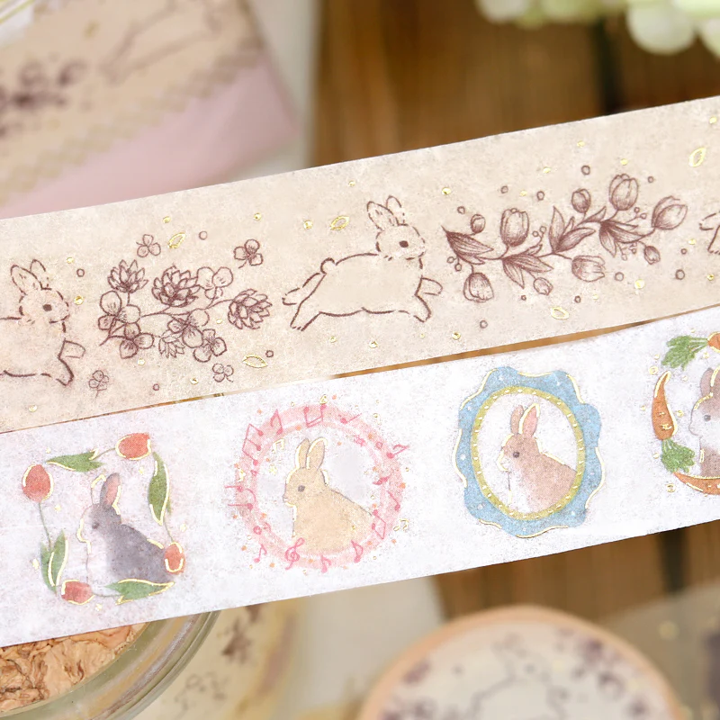 BGM Foil Stamping Masking Tape: Rabbit Country - Flame - Image 4