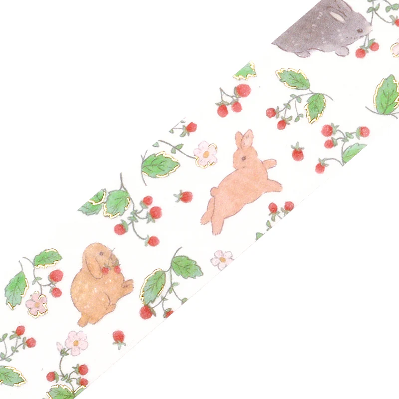 BGM Foil Stamping Masking Tape: Rabbit Country - Forest - Image 2