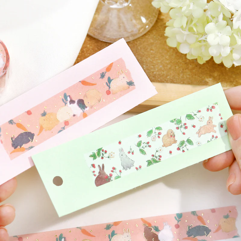 BGM Foil Stamping Masking Tape: Rabbit Country - Forest - Image 6