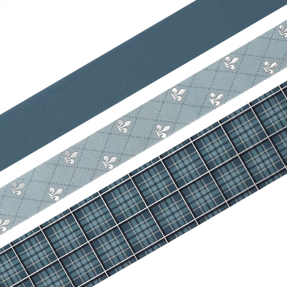 BGM Foil Stamping Masking Tape: SCHOOL COLORS: Smoke Blue - Image 2