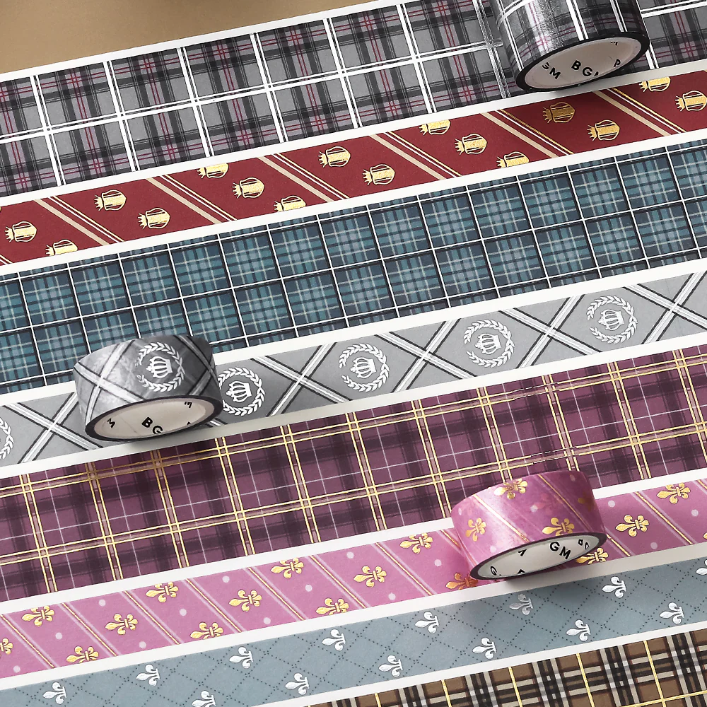 BGM Foil Stamping Masking Tape: SCHOOL COLORS: Smoke Blue - Image 7