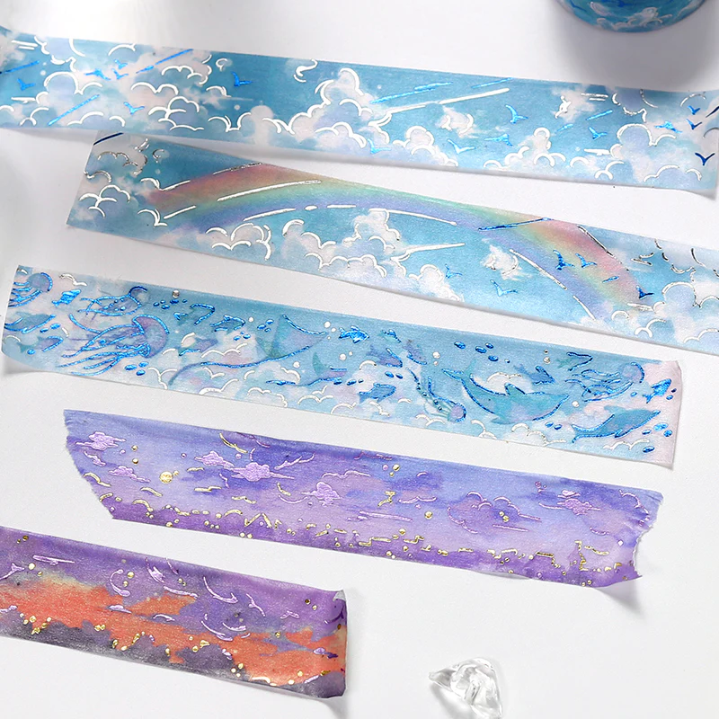 BGM Foil Stamping Masking Tape: Sky Encyclopedia - Clear Skies - Image 3