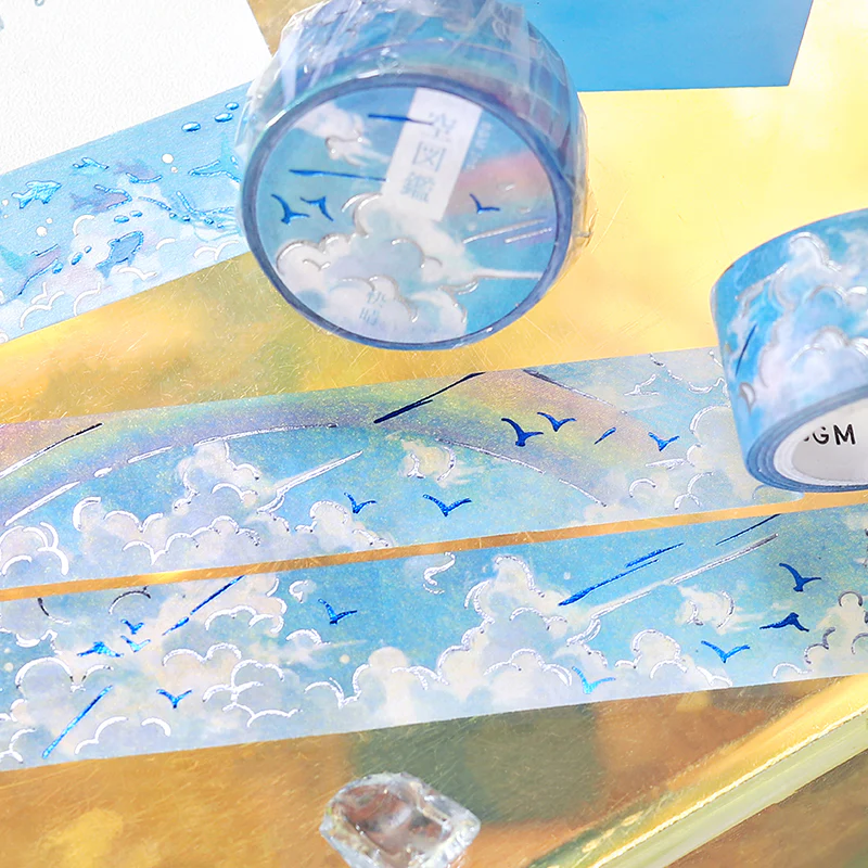 BGM Foil Stamping Masking Tape: Sky Encyclopedia - Clear Skies - Image 6