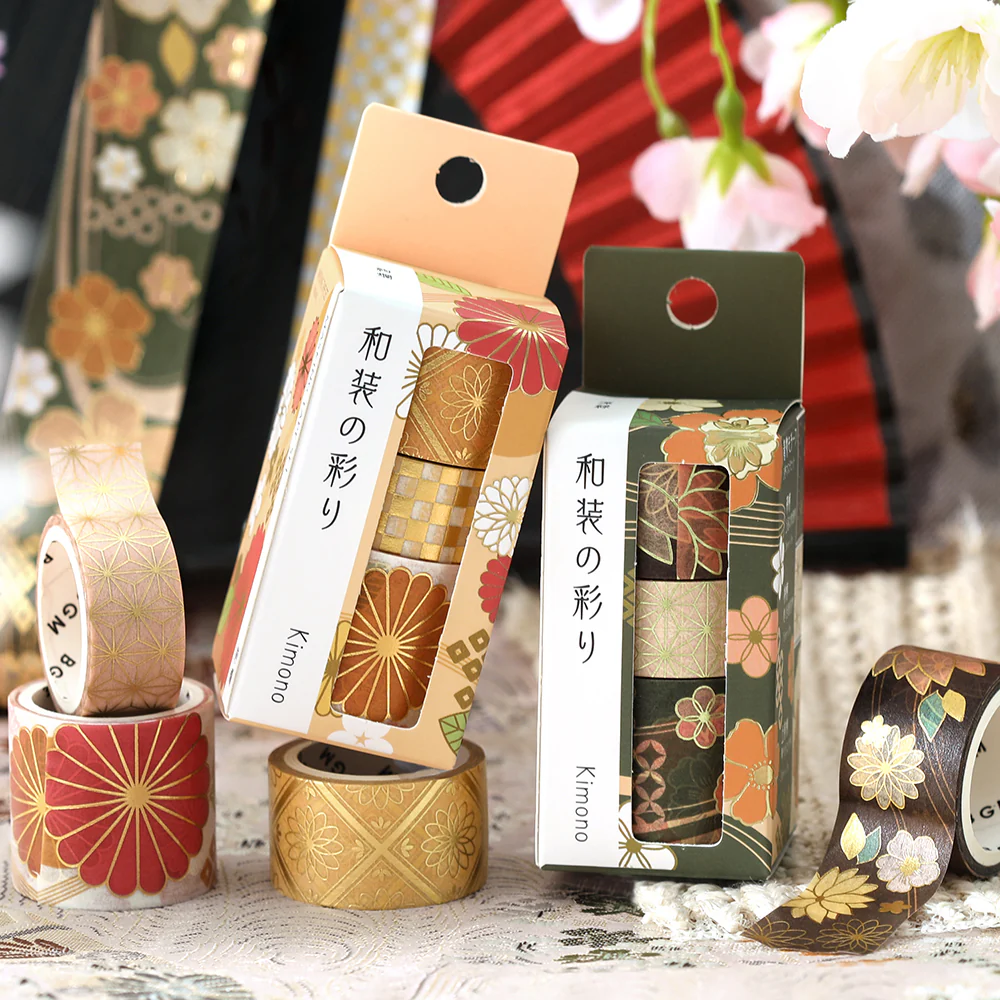 BGM Foil Stamping Masking Tape: The Color of Kimono - Brilliant Splendor - Image 5