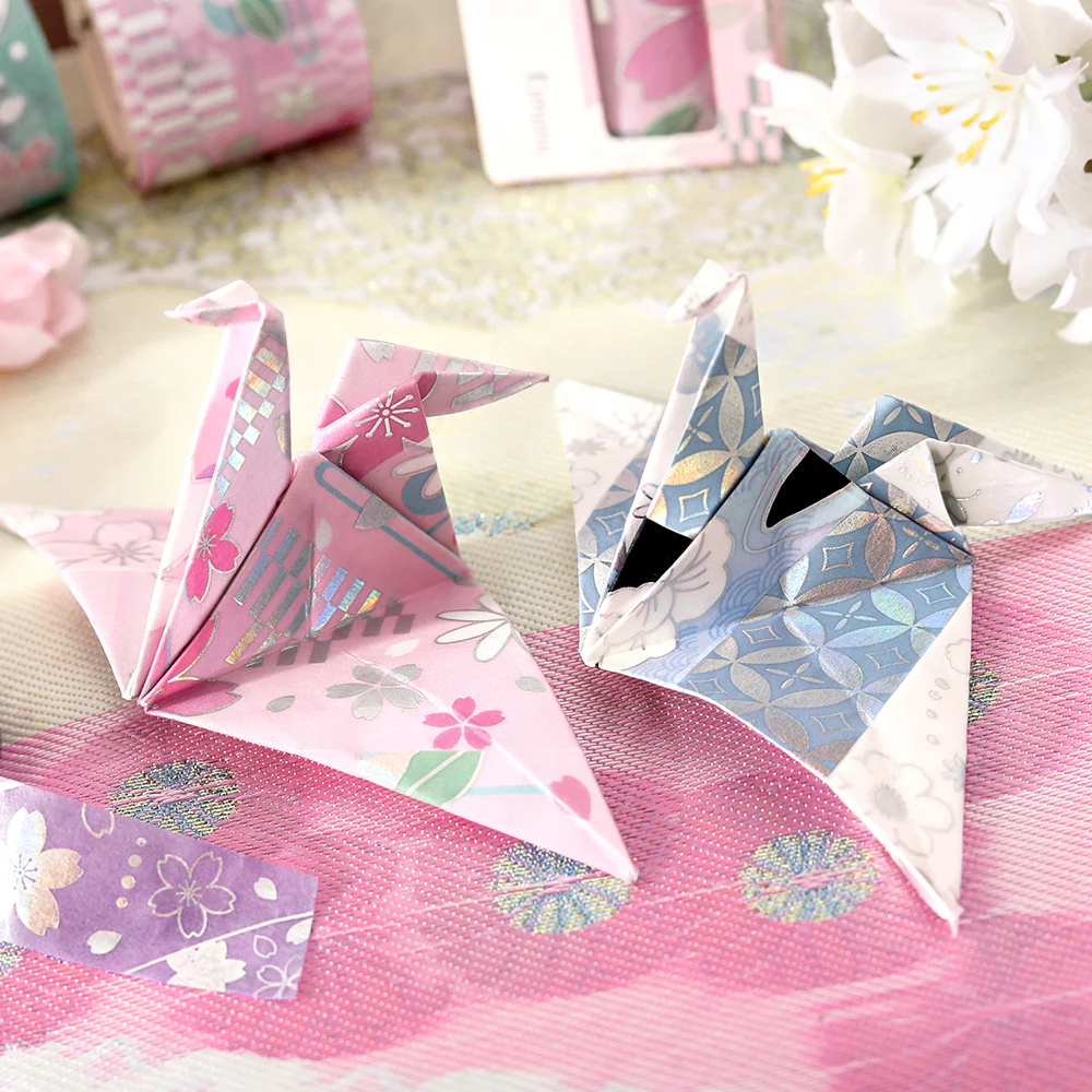 BGM Foil Stamping Masking Tape: The Color of Kimono - Cherry Blossoms - Image 6