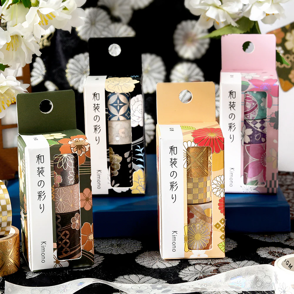 BGM Foil Stamping Masking Tape: The Color of Kimono - Cherry Blossoms - Image 7