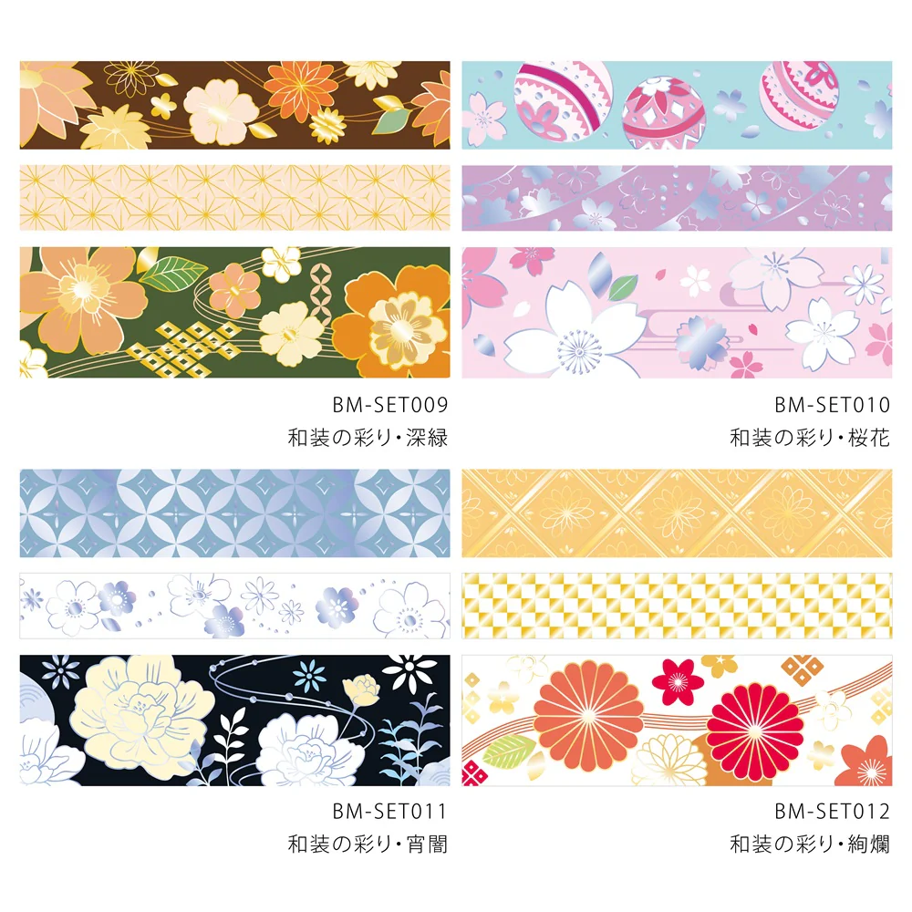 BGM Foil Stamping Masking Tape: The Color of Kimono - Cherry Blossoms - Image 8