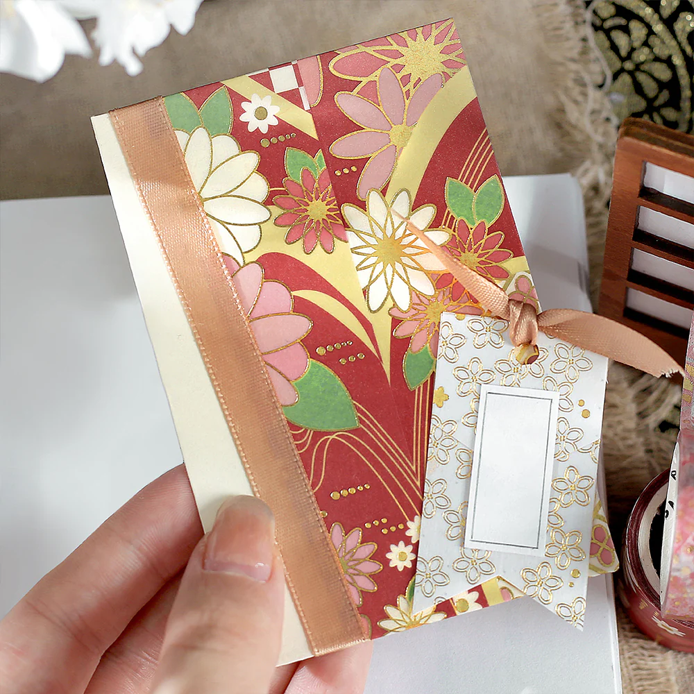 BGM Foil Stamping Masking Tape: The Color of Kimono - Crimson - Image 6