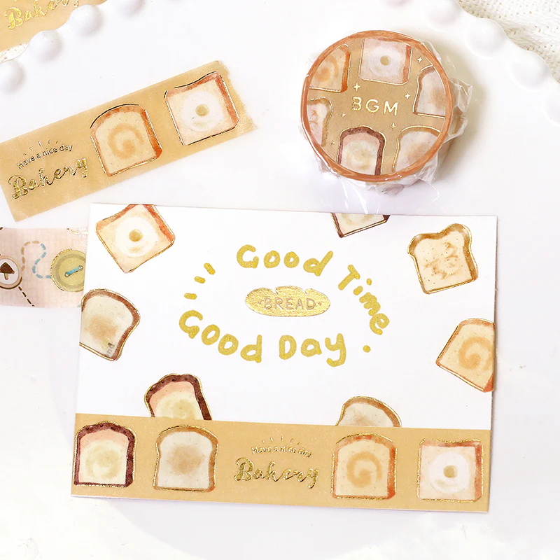 BGM Foil Stamping Masking Tape - Toast Everyday - Image 5