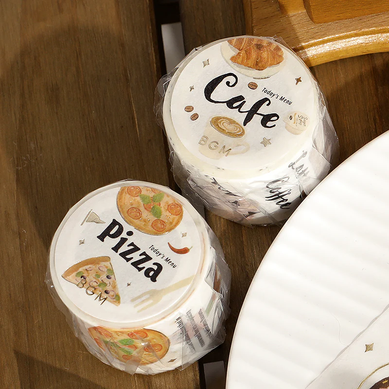 BGM Foil Stamping Masking Tape: Today's Menu - Pizzeria - Image 6