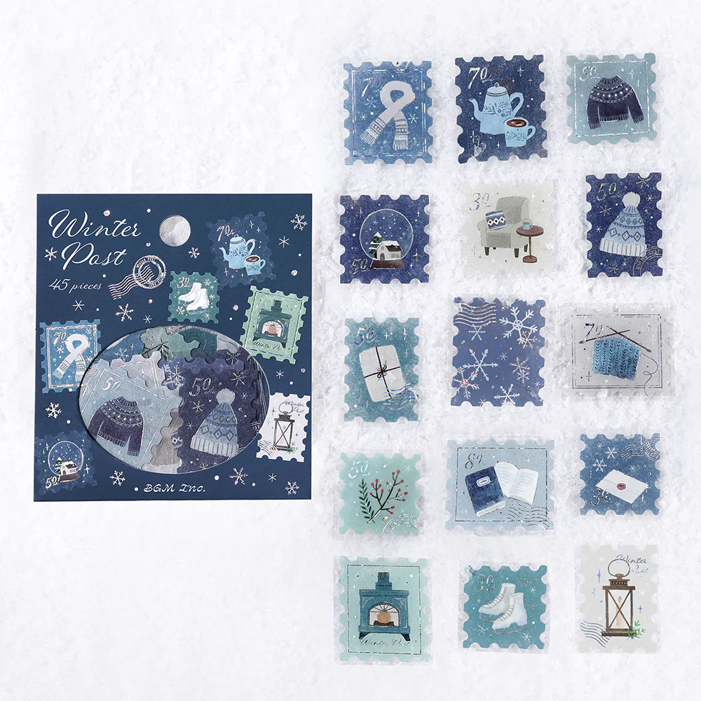 BGM Foil Stamping Winter Limited Edition Flake Seal - Winter Letter - Image 2