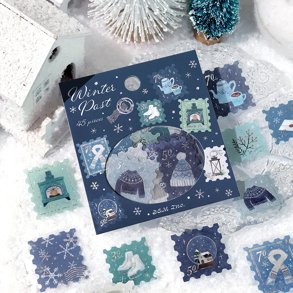 BGM Foil Stamping Winter Limited Edition Flake Seal - Winter Letter - Image 5