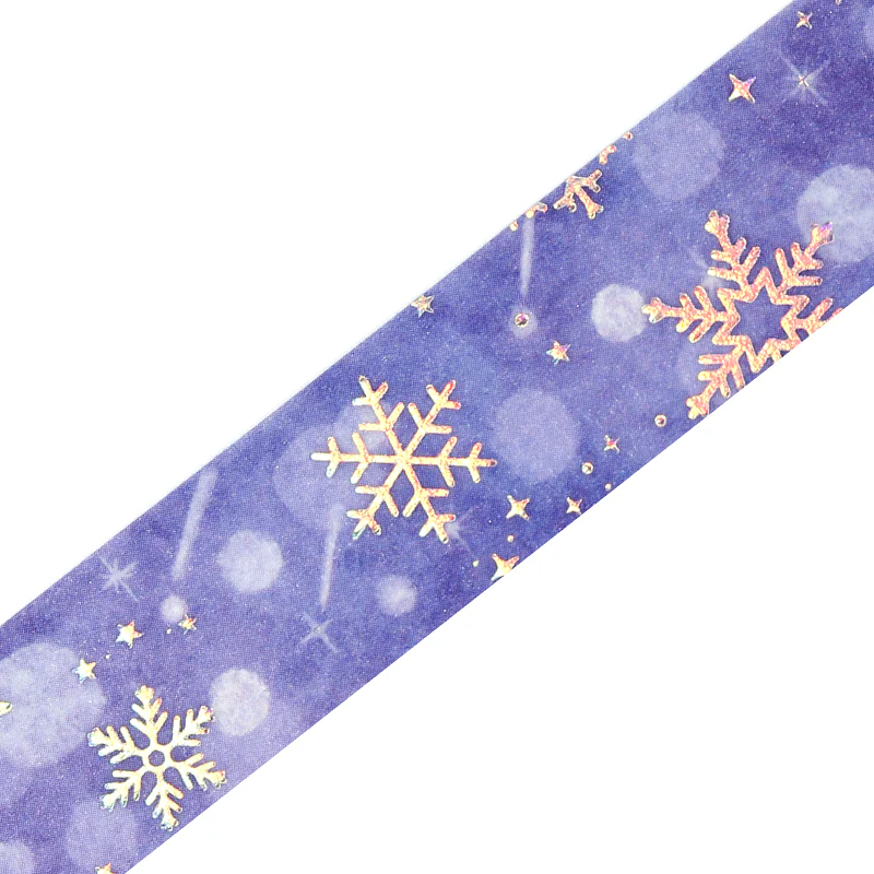 BGM Foil Stamping Winter Limited Edition Masking Tape - Snowflake - Image 2