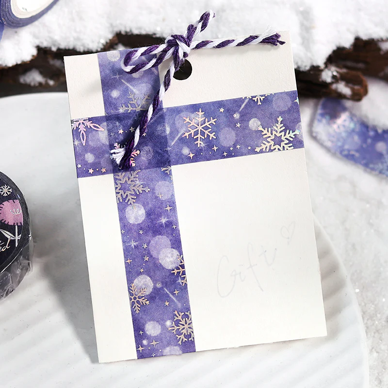 BGM Foil Stamping Winter Limited Edition Masking Tape - Snowflake - Image 5
