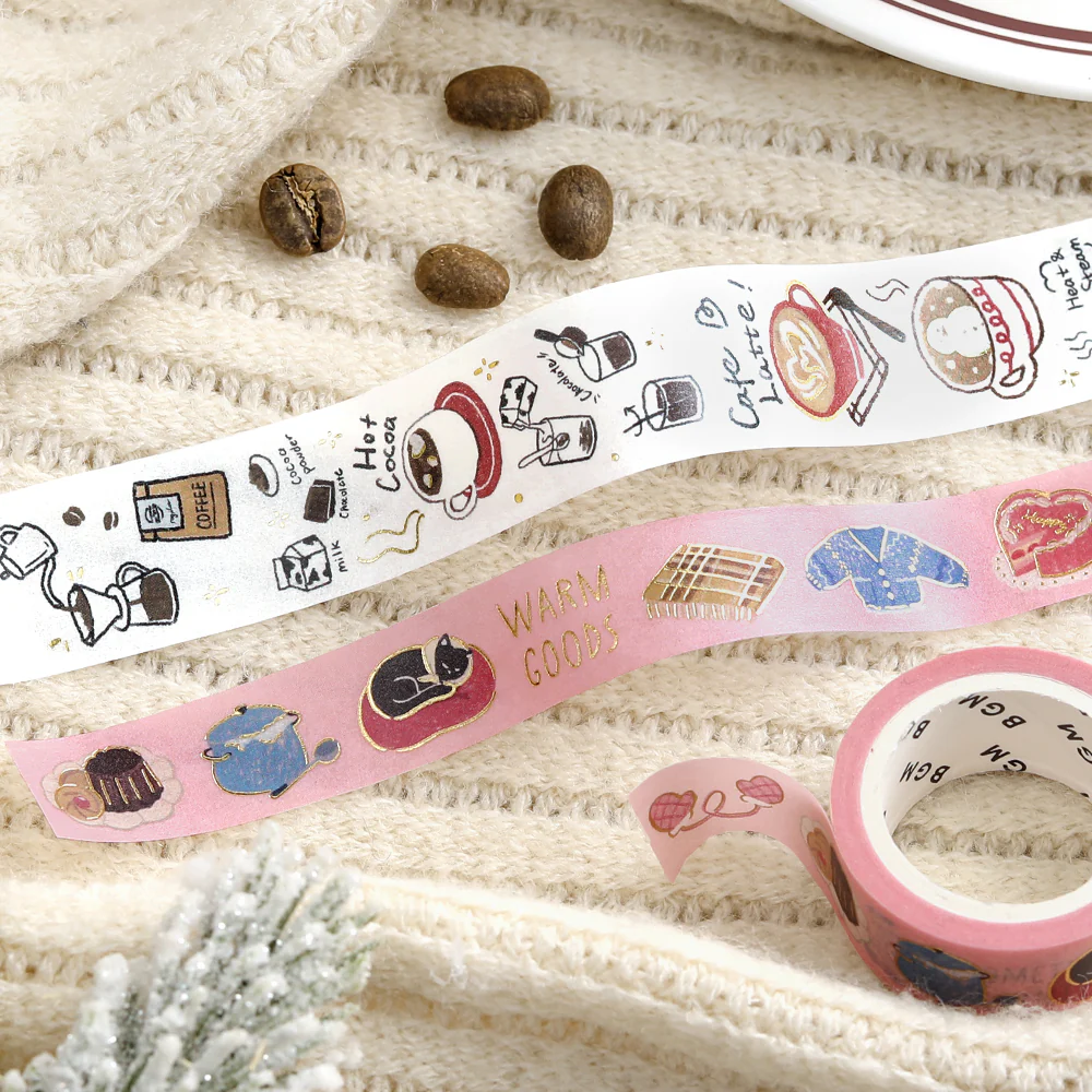 BGM Foil Stamping Winter Limited Edition Masking Tape - Something Winter - Image 3