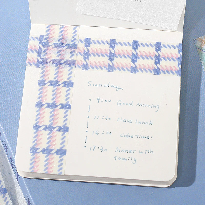 BGM Kira Fuwa Sugar Masking Tape - Check Yogurt - Image 5