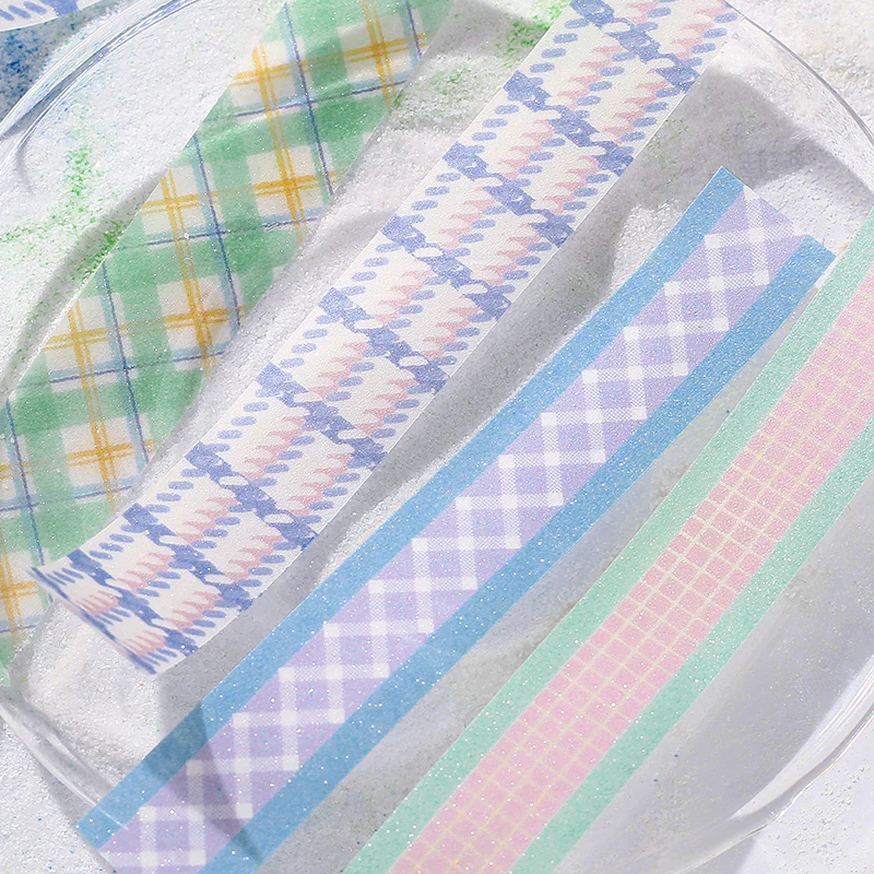 BGM Kira Fuwa Sugar Masking Tape - Check Yogurt - Image 6