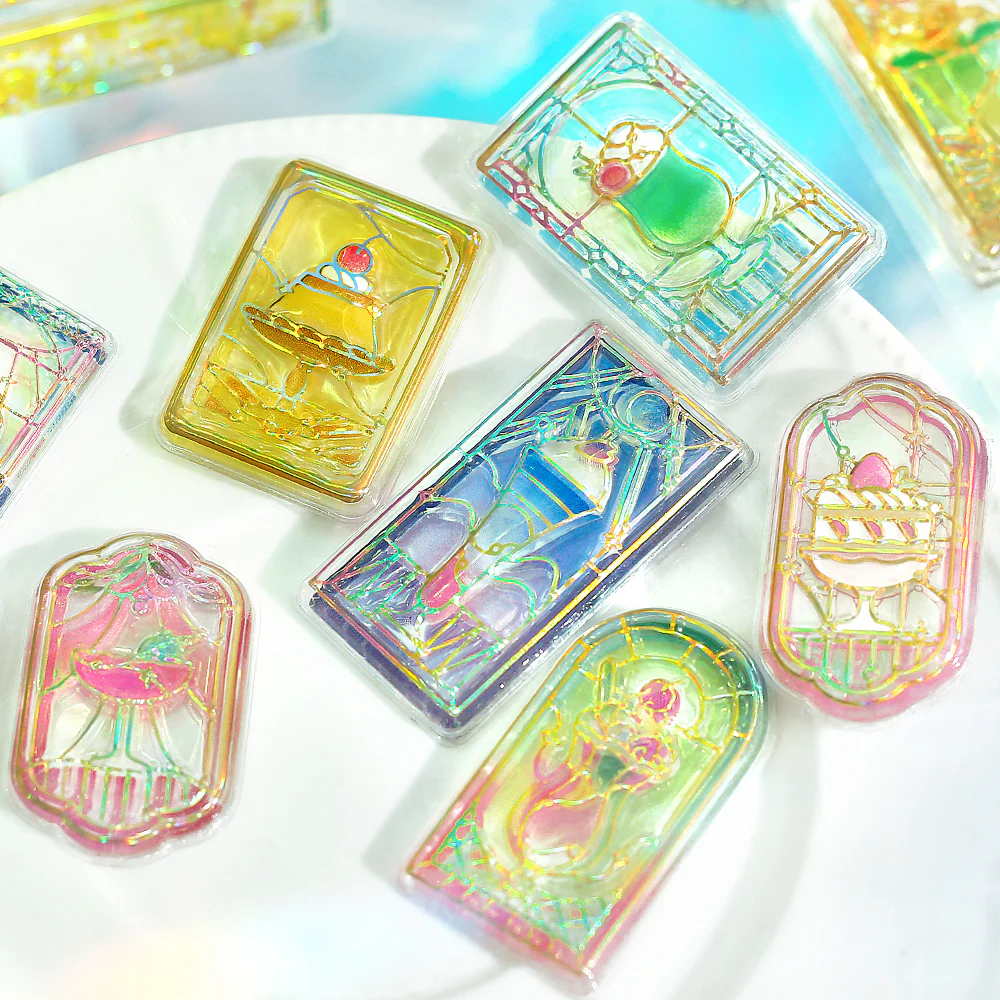 BGM Kyururun Seal: Café à la Mode Stained Glass - Image 3