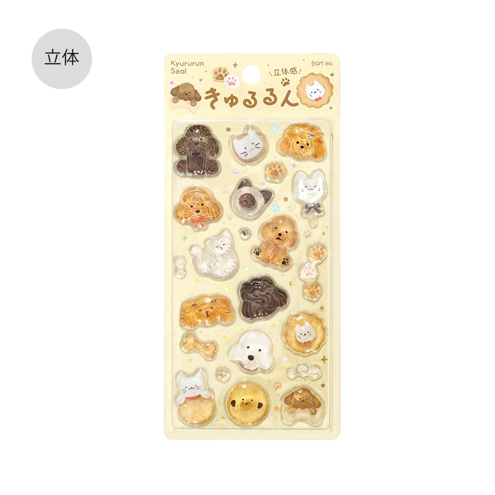 BGM Kyururun Seal: Fluffy Animals