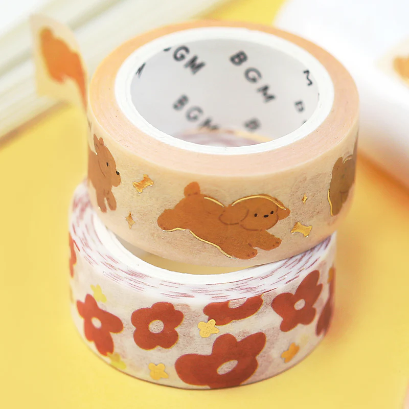 BGM Foil Stamping Masking Tape - Puppy - Image 3