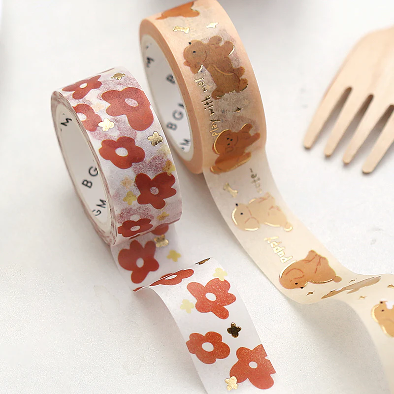 BGM Foil Stamping Masking Tape - Puppy - Image 4