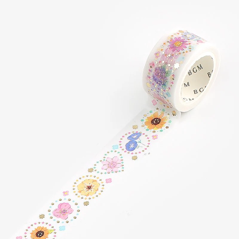 BGM Round Flower Washi Tape - Image 2