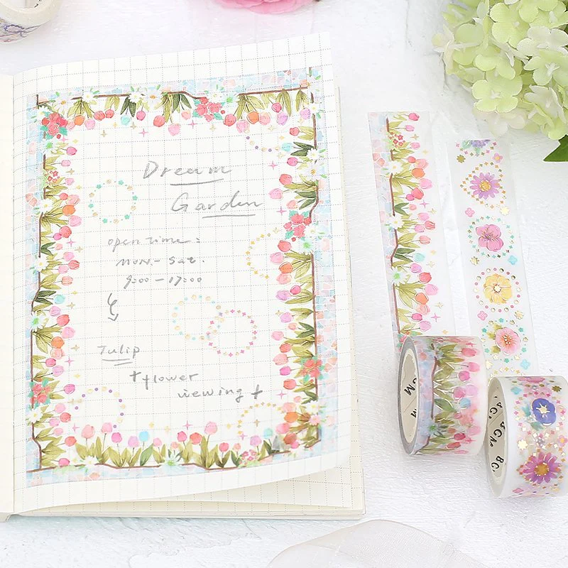 BGM Round Flower Washi Tape - Image 4
