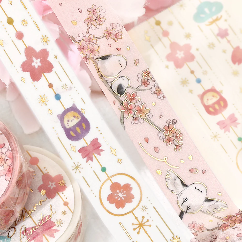 BGM Sakura Limited Masking Tape: Cherry Blossom Ornament - Image 3