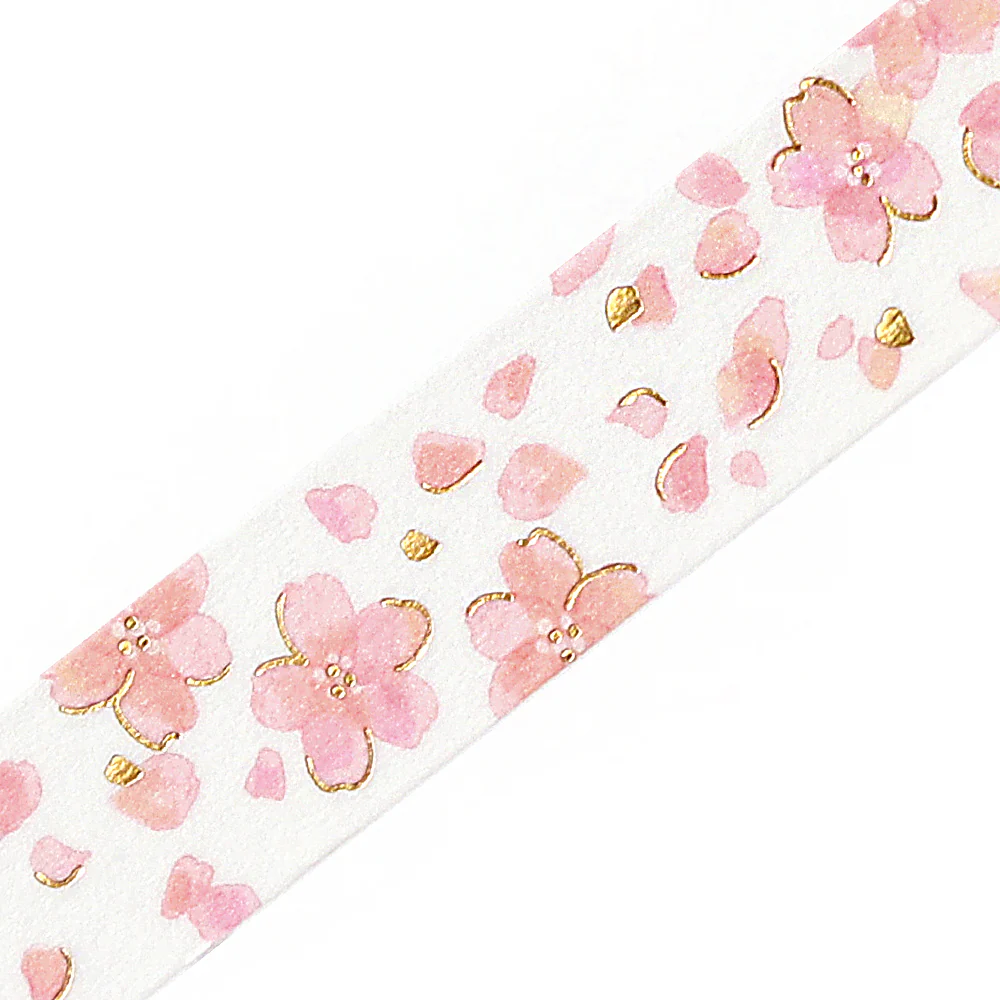 BGM Sakura Limited Masking Tape: Sakura - Spilt Cherry Blossoms - Image 2