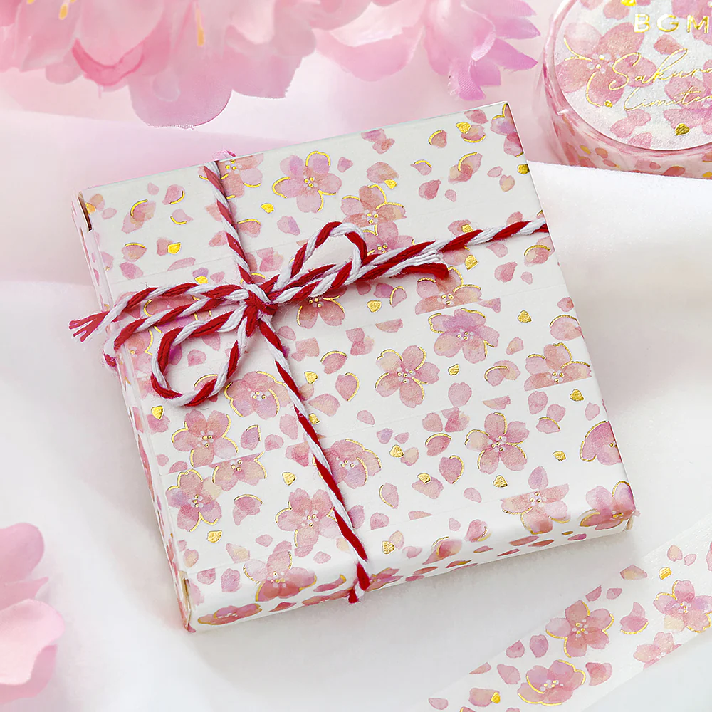 BGM Sakura Limited Masking Tape: Sakura - Spilt Cherry Blossoms - Image 3