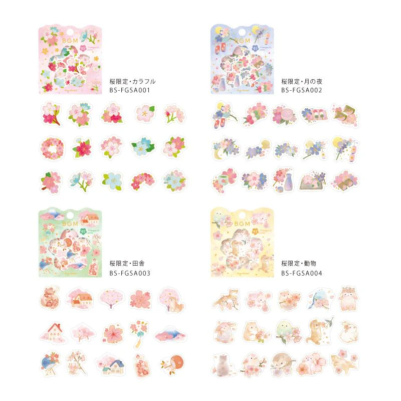 BGM Sakura Village Flake Seal - Image 8
