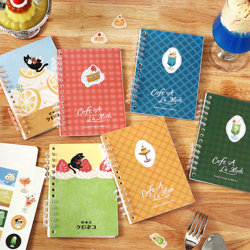 BGM Sticker Collection Album: Black Cat and Strawberry Cake - Image 8