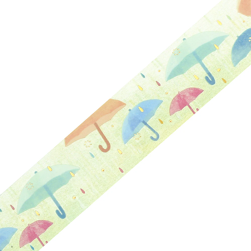 BGM Summer Limited Clear Tape - Colorful Umbrella - Image 2