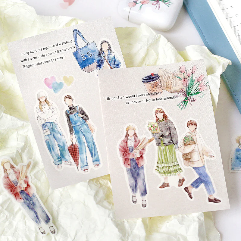 BGM Coordinating Stickers: Today's Me - Denim - Image 4
