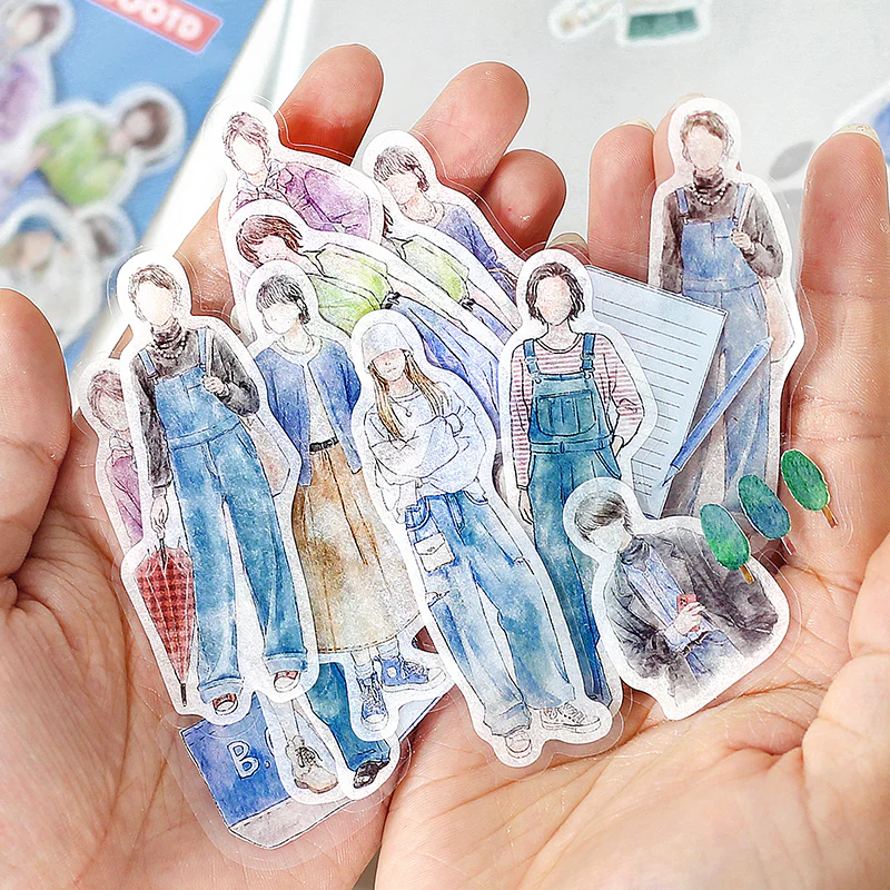BGM Coordinating Stickers: Today's Me - Denim - Image 5