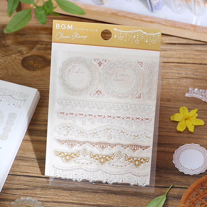 BGM Vintage Lace Clear Stamp - Image 3