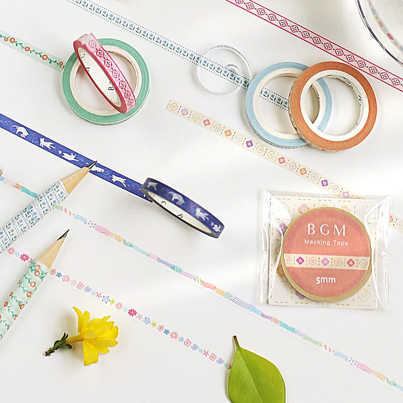 BGM Washi Tape Colorful Tape - Image 4