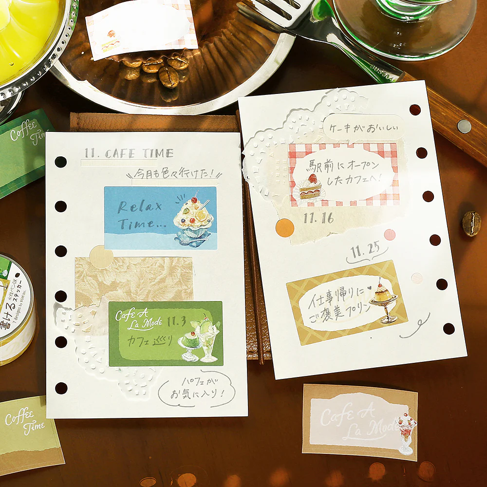 BGM Roll Sticker: Writable - Café à la Mode - Image 4