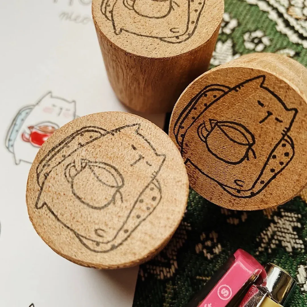 Catdoo Rubber Stamp - Coffee on my Sofa