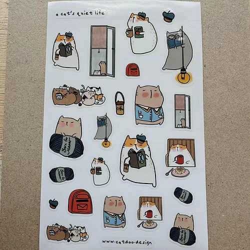 Catdoo Sticker - A Cat’s Quiet Life