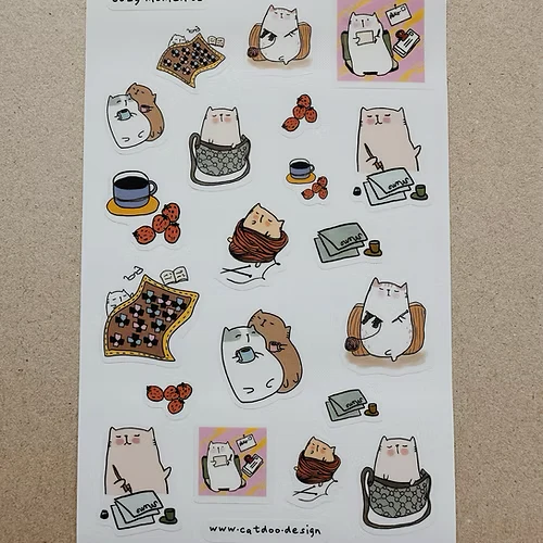 Catdoo Sticker - Cozy Moments